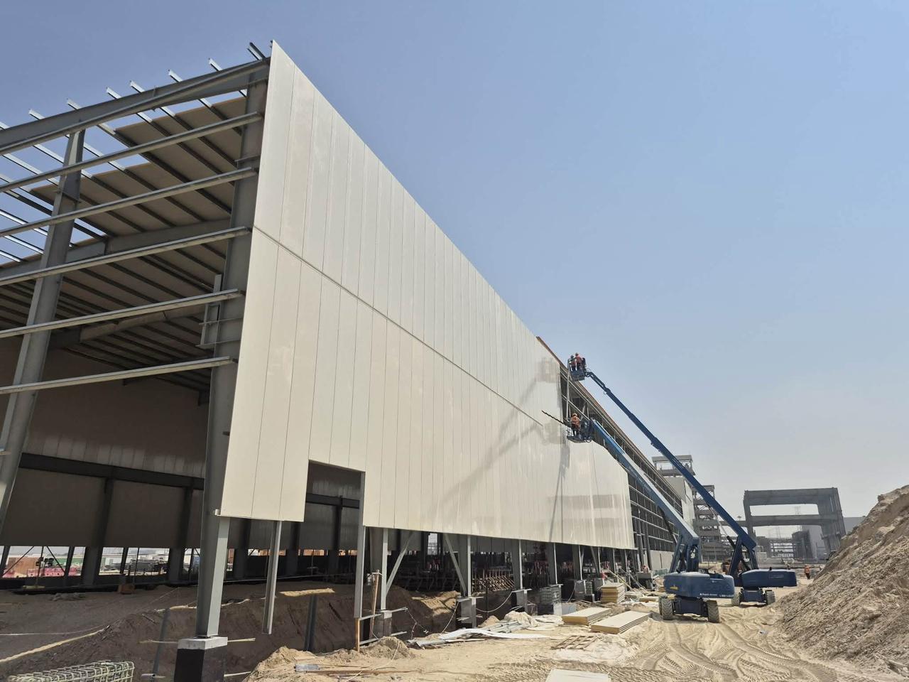 Steel Structure Sheds – Fabrication & Installation | RABEC Power Plant