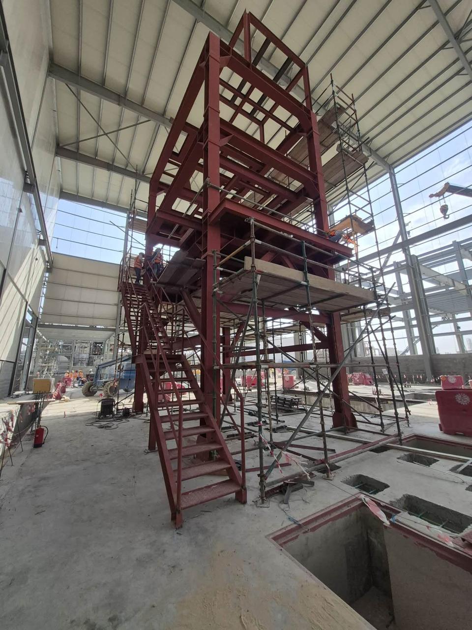 Steel Structure Sheds – Fabrication & Installation | RABEC Power Plant