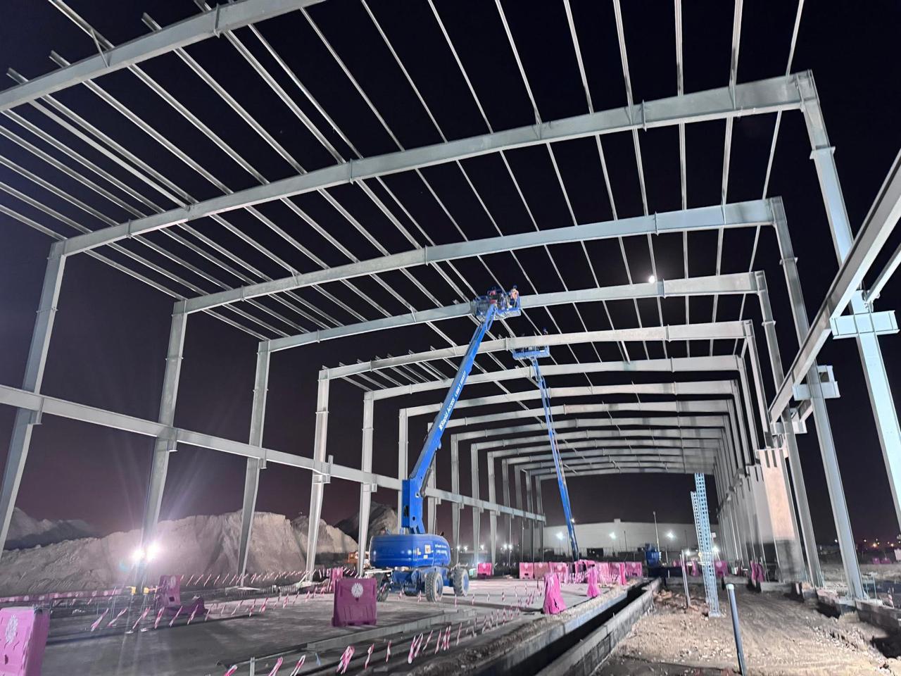 Steel Structure Sheds – Fabrication & Installation | RABEC Power Plant