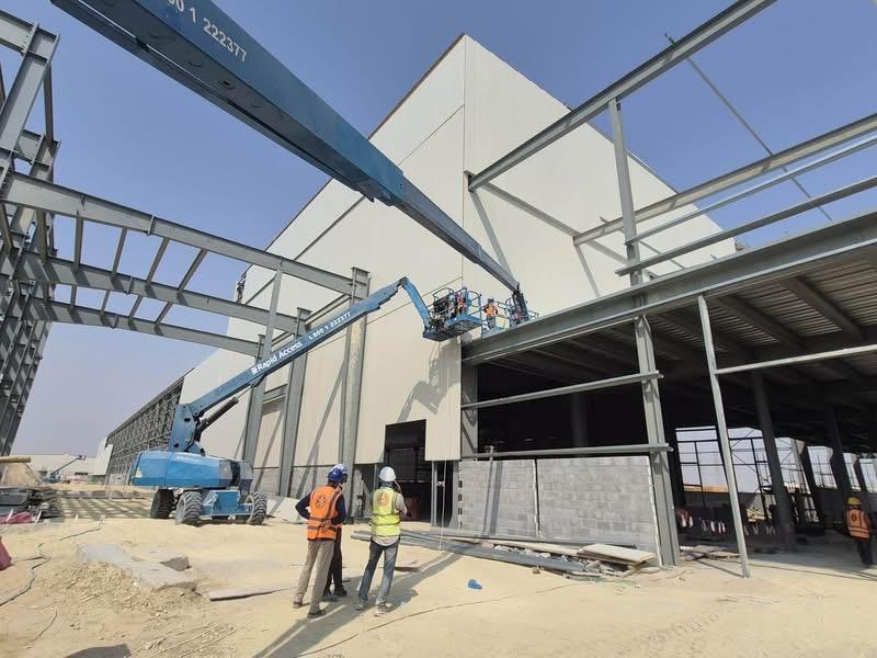 Steel Structure Sheds – Fabrication & Installation | RABEC Power Plant